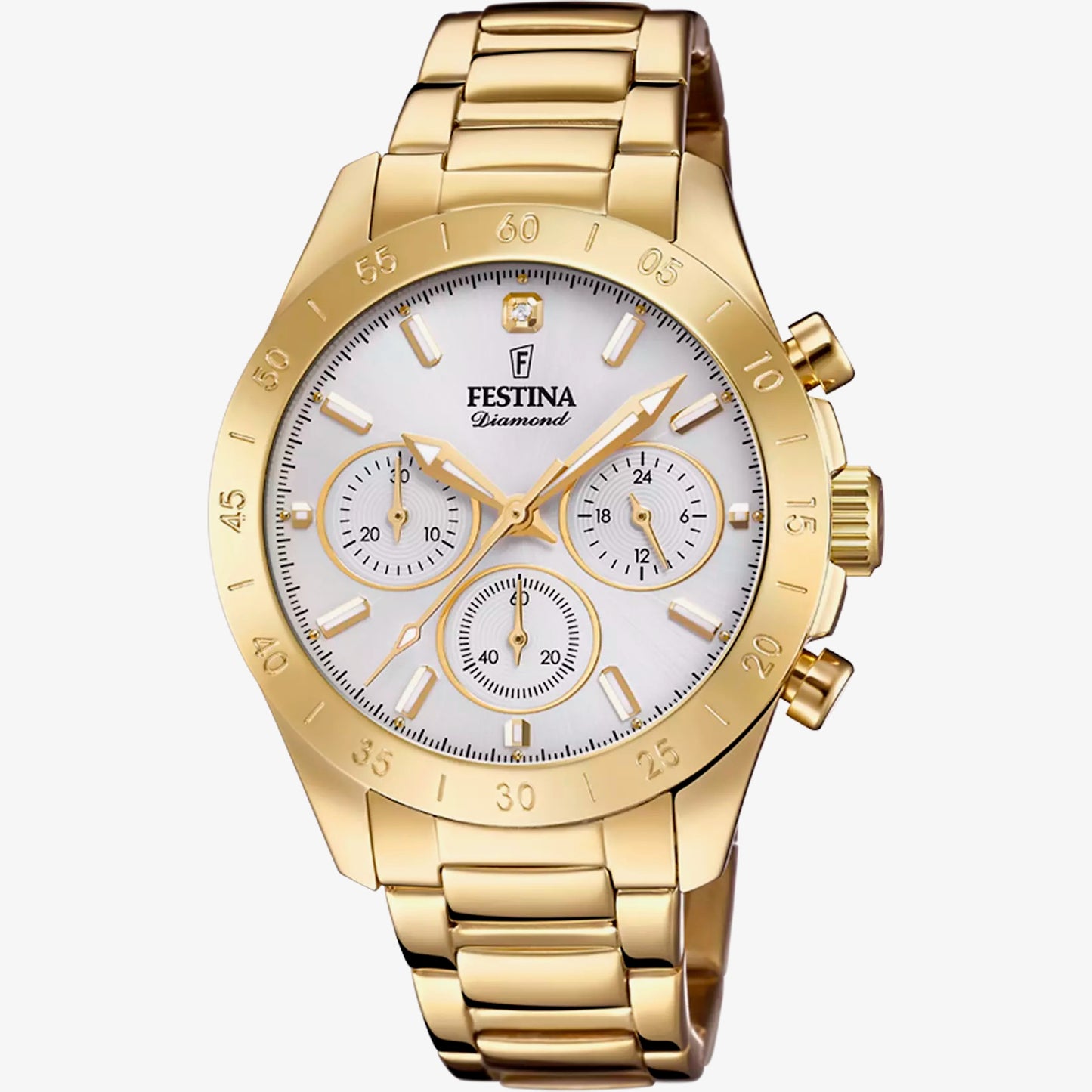 Orologio Festina acciaio dorato, donna