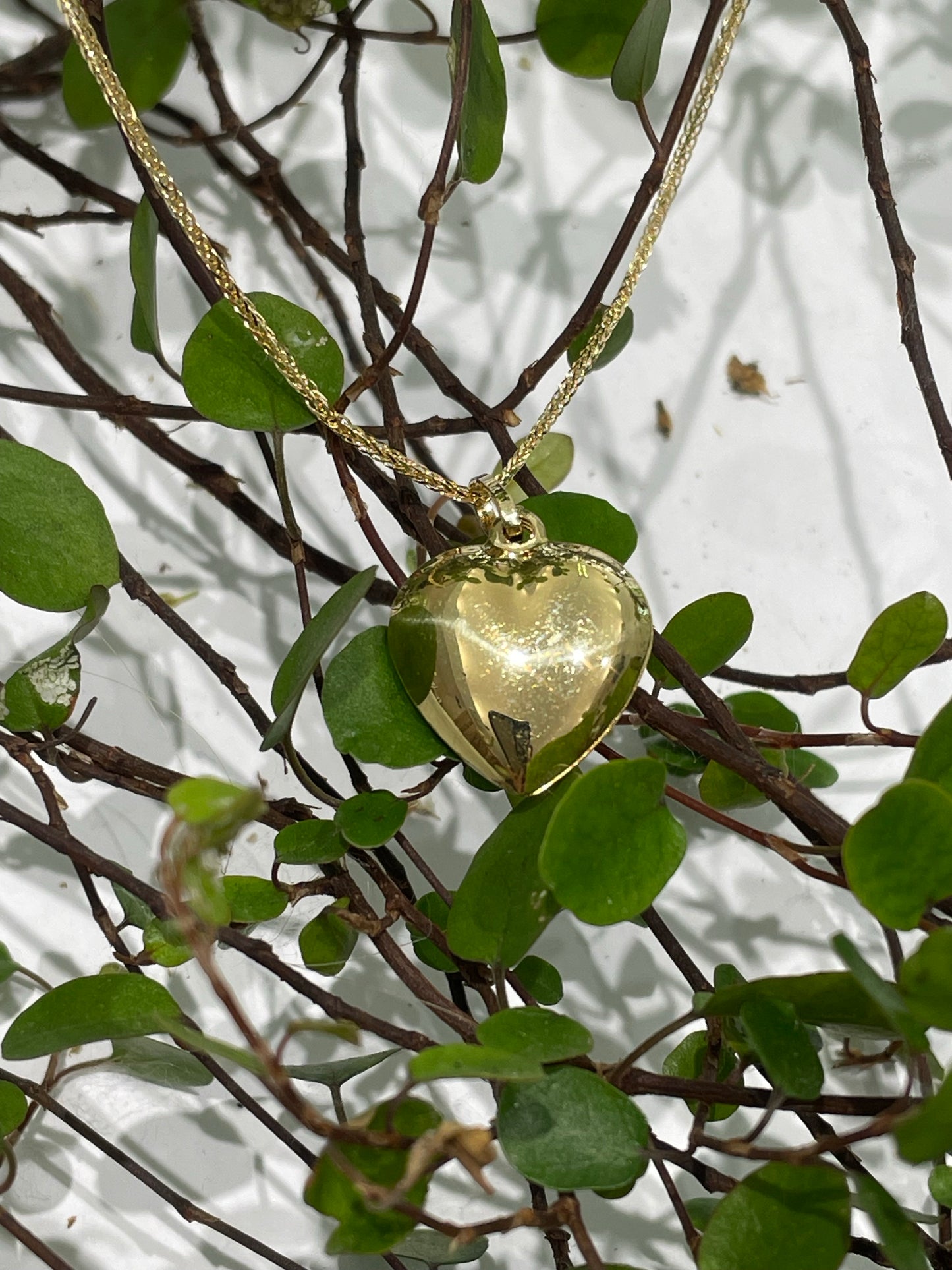 Collana oro giallo 18kt con cuore