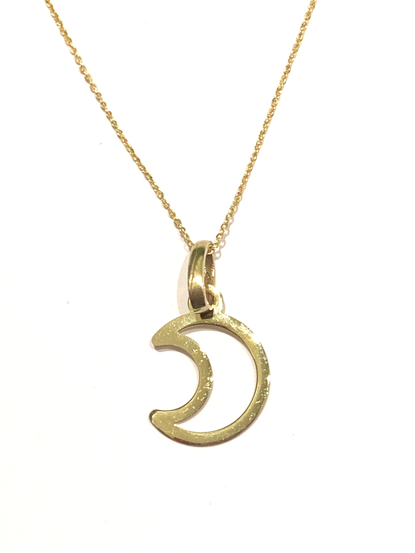 Collana oro giallo 9kt con cuore