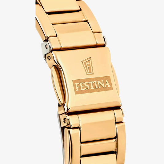 Orologio Festina acciaio dorato, donna